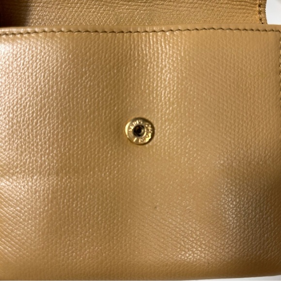 Chanel Beige Caviar Leather CC Logo Trifold Wallet - Picture 5 of 12
